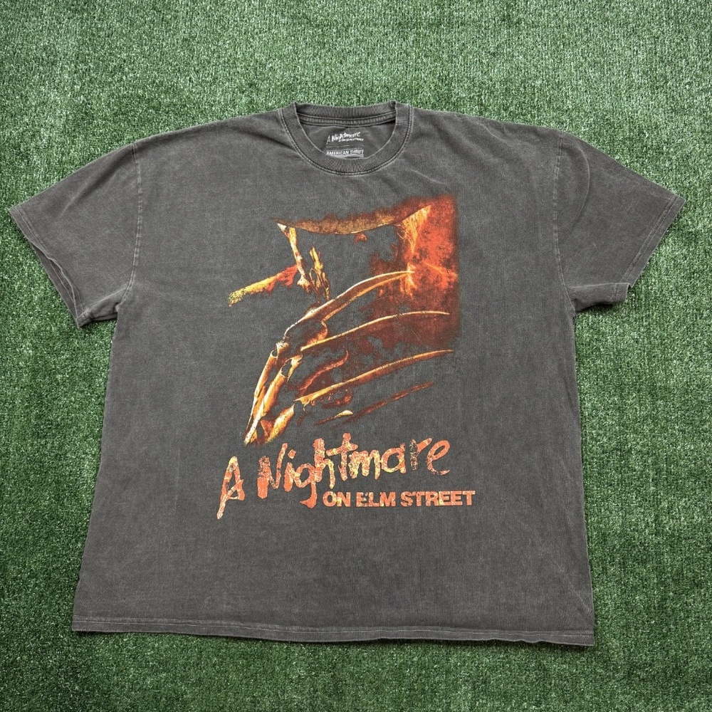 A Nightmare On Elm Street American Thrift T Shirt Men's Size XL Black Movie Tee